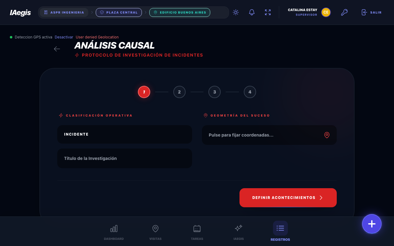 Formulario de Arbol Causal - Paso 1