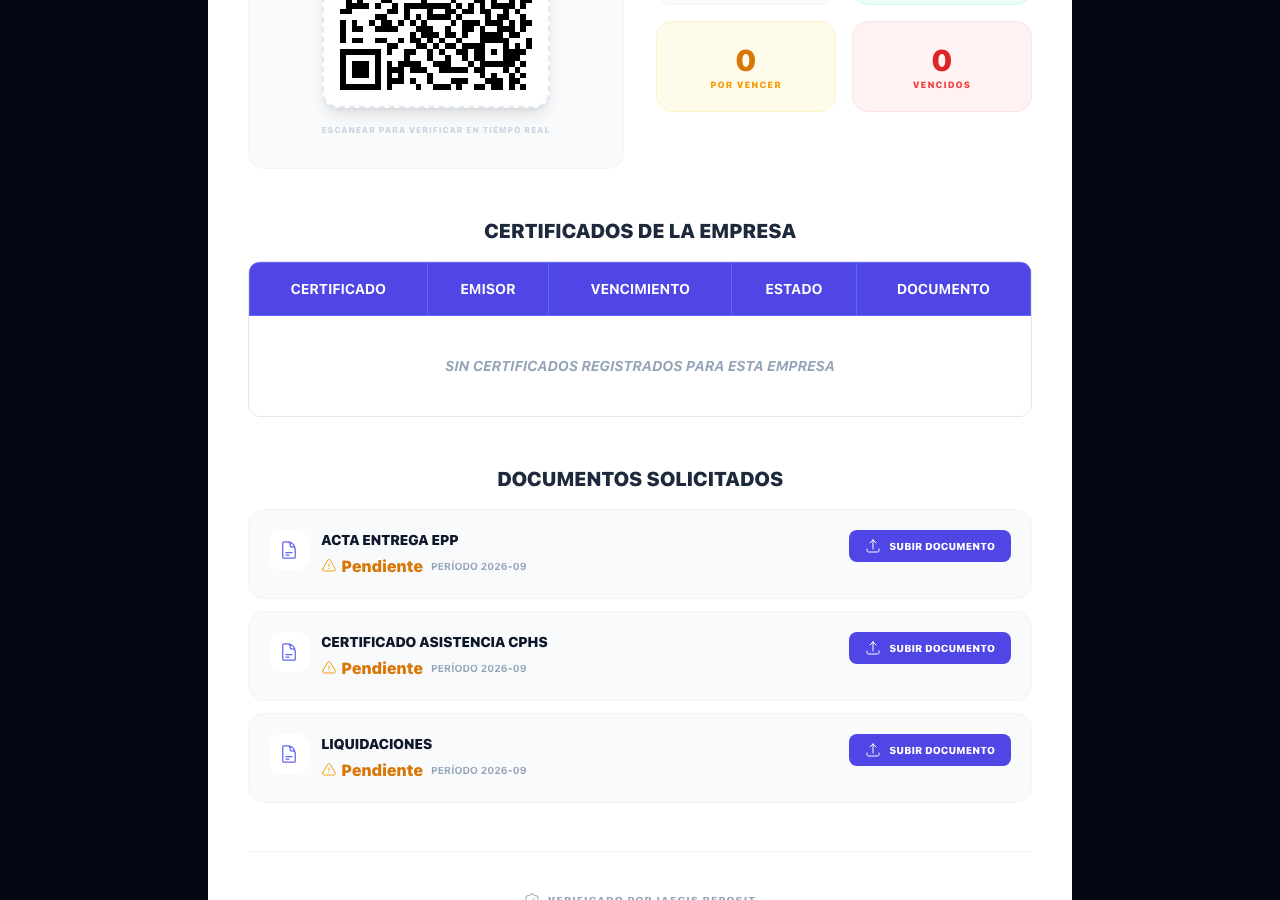 Portal de cumplimiento